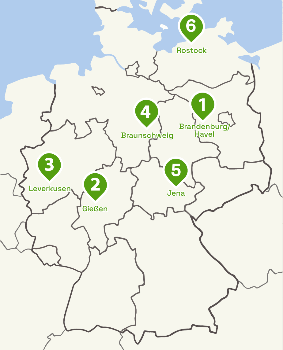 Deutschland Map Marker
